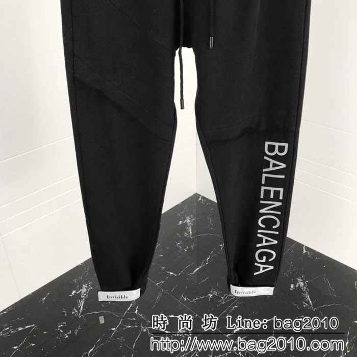 BALENCIAGA巴黎世家 18ss秋冬新款 純棉印花衛褲  ydi1046